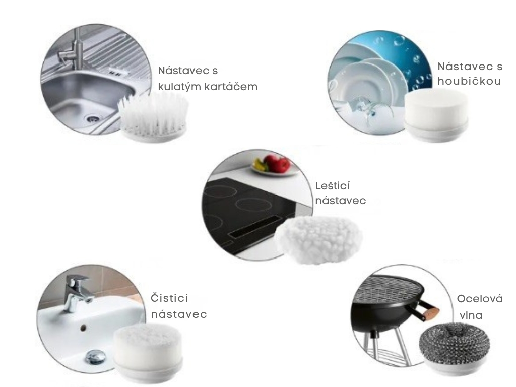 CleanMaxx AKU čistící kartáč 16482a (1)